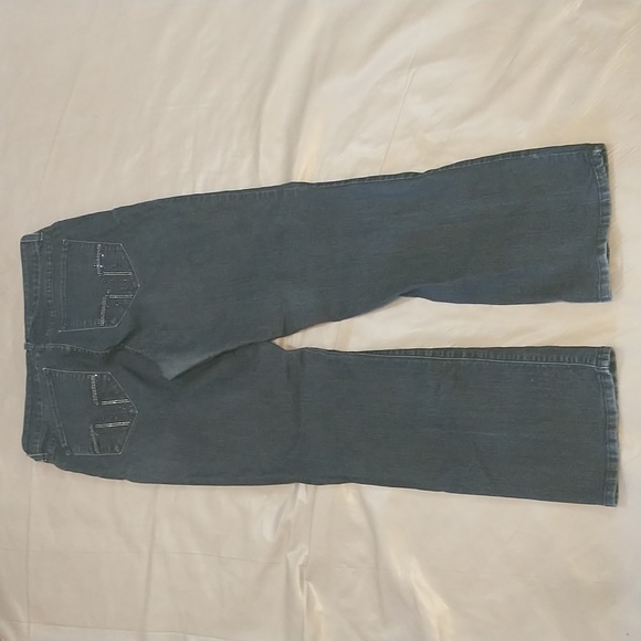 NYDJ dark wash bootcut blingy back pockets - Picture 2 of 13